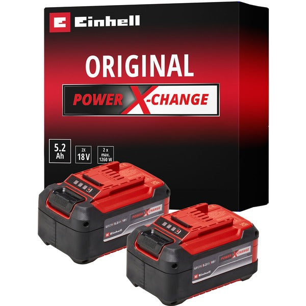 Einhell Akku Power-X-Change Plus TWIN-PACK 18V 5.2Ah