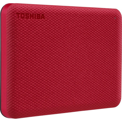 Toshiba Storage Canvio Advance 4 TB, Externe Festplatte (rot, Micro-USB-B 3.2 Gen 1 (5 Gbit/s))