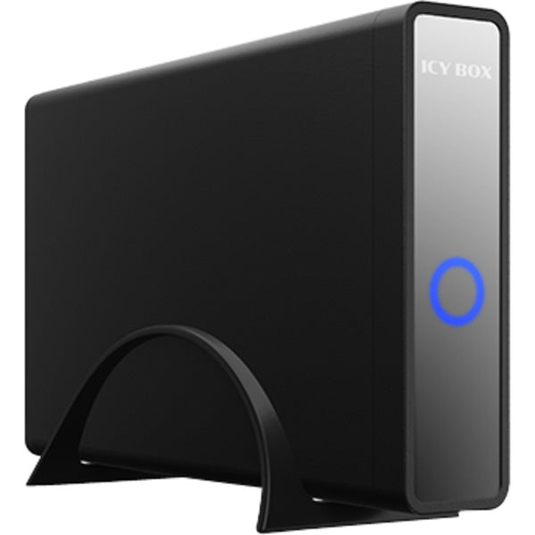 Icy Box IB-382H-C31 (schwarz, für 1x HDD/SSD mit USB 3.2 (Gen 2) Type-C Anschluss und USB Hub)