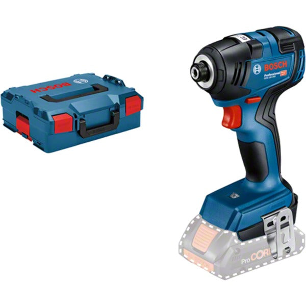 Bosch Powertools Akku-Schlagschrauber GDR 18V-200 Professional solo, 18Volt (blau/schwarz, ohne Akku und Ladegerät, L-BOXX)
