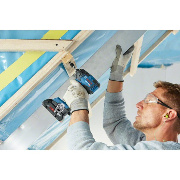 Bosch Powertools Akku-Schlagschrauber GDR 18V-200 Professional solo, 18Volt (blau/schwarz, ohne Akku und Ladegerät, L-BOXX)