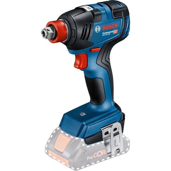 Bosch Powertools Akku-Schlagschrauber GDX 18V-200 Professional solo, 18Volt (blau/schwarz, ohne Akku und Ladegerät)