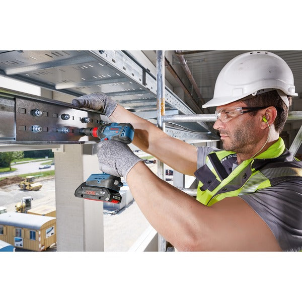 Bosch Powertools Akku-Schlagschrauber GDX 18V-200 Professional, 18Volt (blau/schwarz, 2x Li-Ion Akku ProCORE18V 4,0Ah, L-Case)