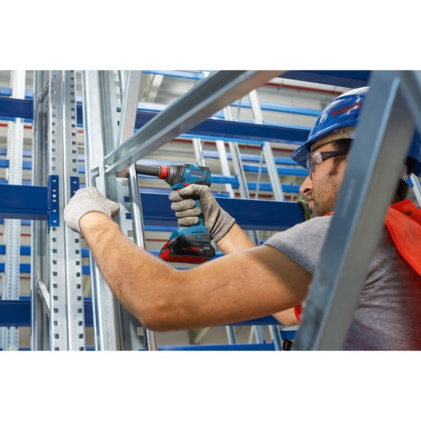 Bosch Powertools Akku-Schlagschrauber GDX 18V-200 Professional, 18Volt (blau/schwarz, 2x Li-Ion Akku ProCORE18V 4,0Ah, L-Case)