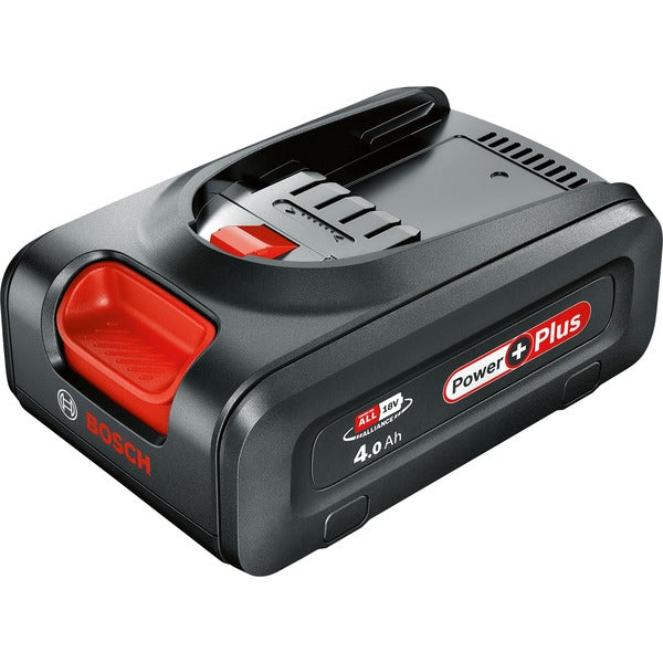Bosch Powertools Akku PBA 18V 4.0Ah PowerPlus (schwarz, POWER FOR ALL ALLIANCE)