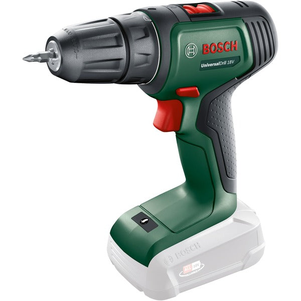 Bosch Powertools Akku-Bohrschrauber UniversalDrill 18V (grün/schwarz, Li-Ionen Akku 1,5Ah, Koffer, POWER FOR ALL ALLIANCE)