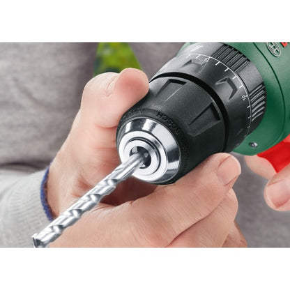 Bosch Powertools Akku-Bohrschrauber UniversalDrill 18V (grün/schwarz, Li-Ionen Akku 1,5Ah, Koffer, POWER FOR ALL ALLIANCE)