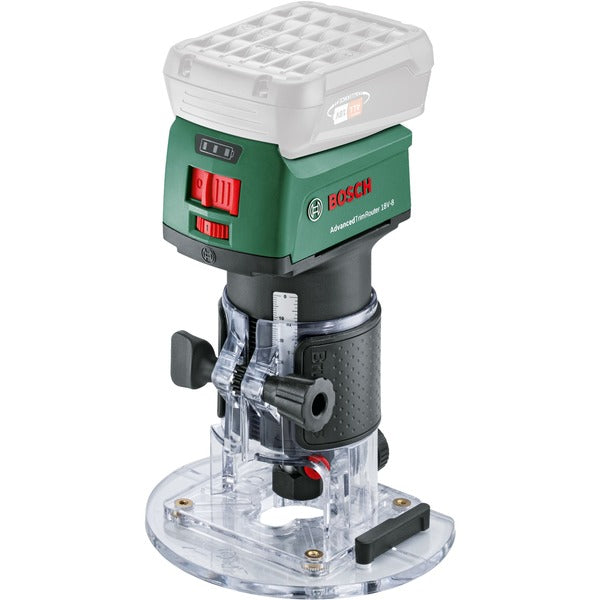 Bosch Powertools Akku-Oberfräse AdvancedTrimRouter 18V-8 (grün/schwarz, ohne Akku und Ladegerät, POWER FOR ALL ALLIANCE)