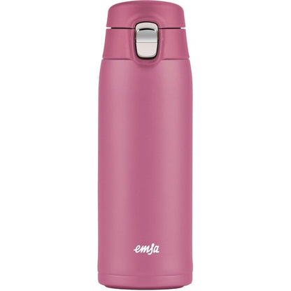 Emsa TRAVEL MUG ελαφρύ Thermobecher (ροζ, 0,4 Λίτρα, Flip-Deckel)
