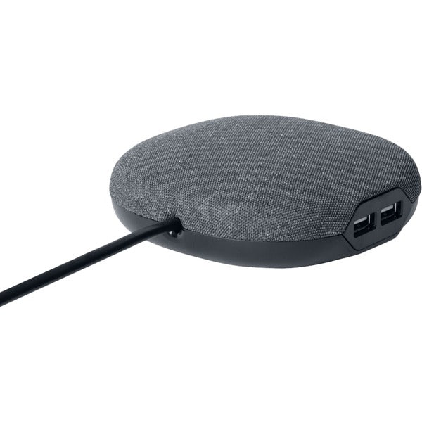 Brennenstuhl estilo σταθμός φόρτισης με υφασμάτινη επιφάνεια (ανθρακί/μαύρο, 3 μέτρα, 2x USB)