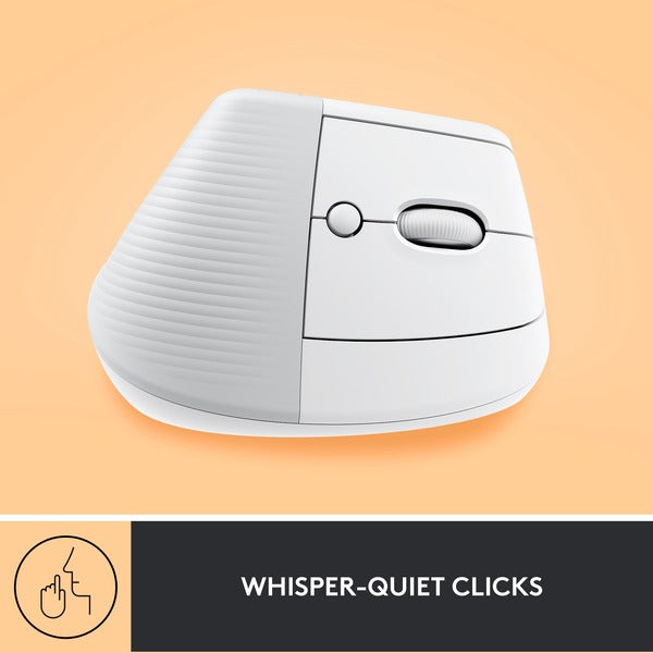 Logitech Lift (weiß/hellgrau, Logi Bolt, Bluetooth, Windows/macOS/iPadOS)