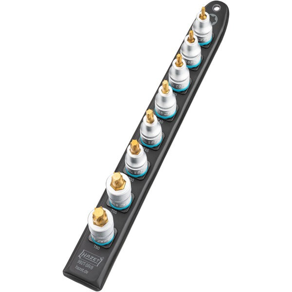 Hazet SmartRail 1/2" Steckschlüsseleinsatz-Satz TORX, 8-teilig