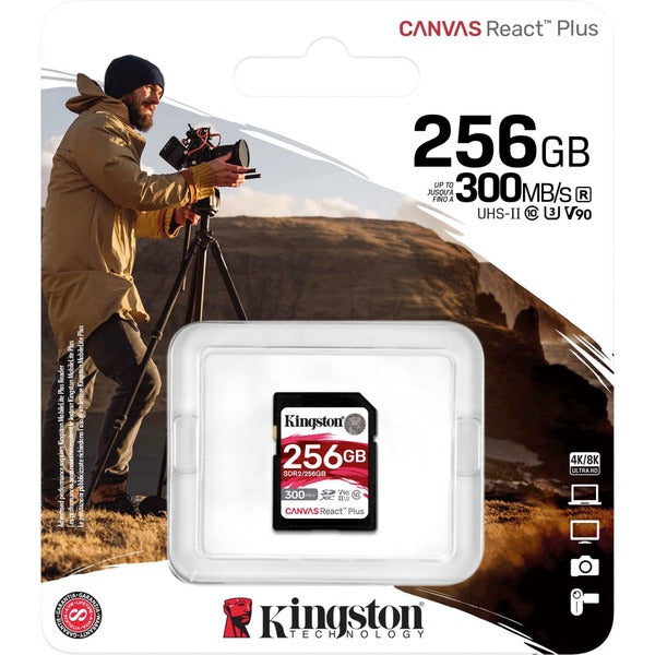 Canvas React Plus 256 GB SDXC (Μαύρο, UHS-II U3, Class 10, V90)