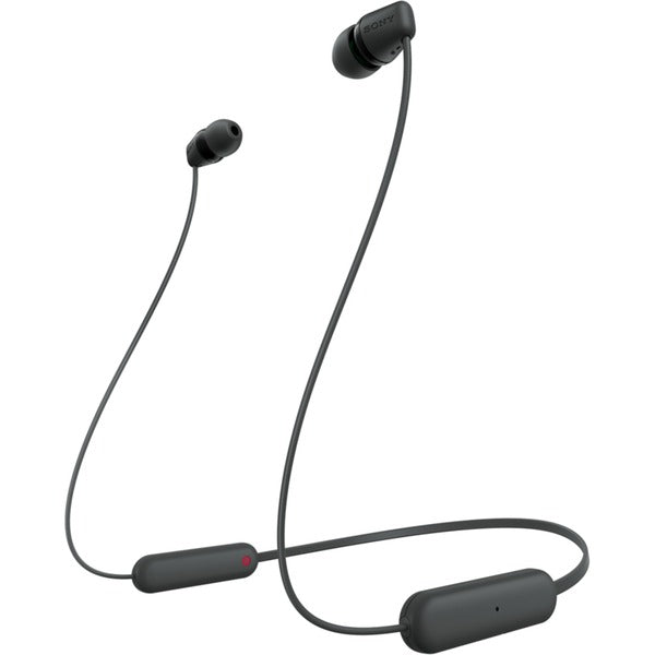 Sony WI-C100B Ακουστικά Bluetooth (Μαύρα, USB-C)