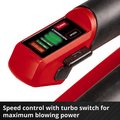 Einhell Professional Akku-Laubbläser GP-LB 18/200 Li E - Solo, 18Volt (rot/schwarz, ohne Akku und Ladegerät)