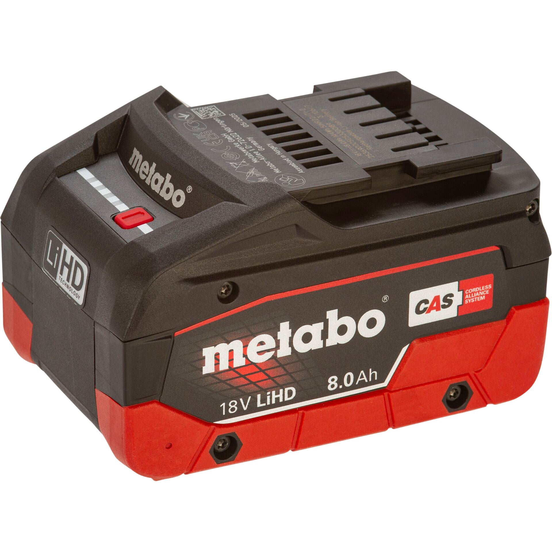 Metabo 18V 8,0Ah LiHD Akku-Pack - Ισχυρή και Μακράς Διάρκειας Μπαταρία