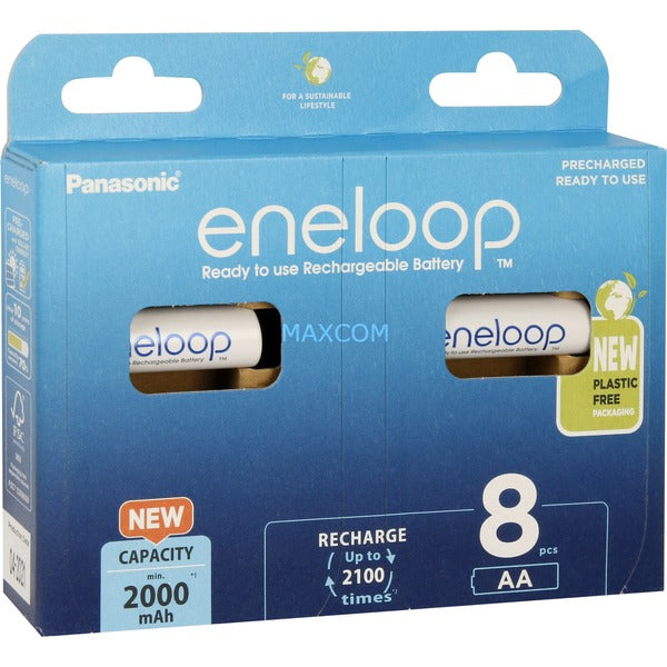 Panasonic Akku eneloop, Mignon AA 1,2V (8 Stück)