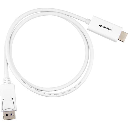 Adapterkabel Displayport 1.2 > HDMI 4K (1 Meter, Λευκό)