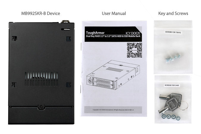 Backplane IcyDock 2x6,3cm SATAI-III in 1x3,5" RAID-Controlle