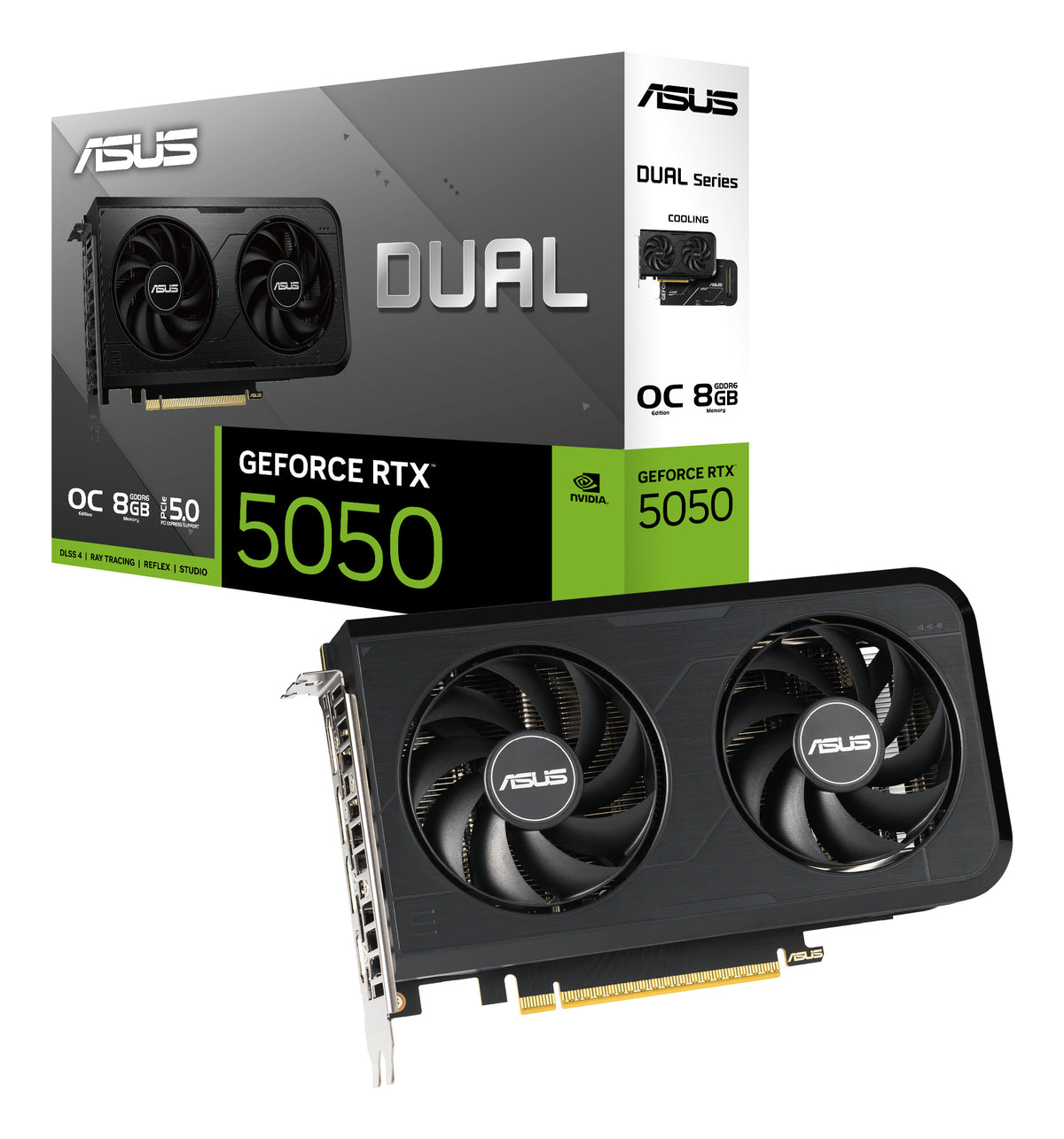 Asus GeForce RTX 5050 DUAL OC 8GB (DLSS 4, 3x DisplayPort, 1x HDMI 2.1)