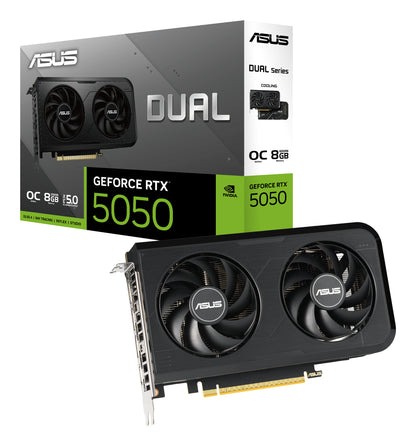 Asus GeForce RTX 5050 DUAL OC 8GB (DLSS 4, 3x DisplayPort, 1x HDMI 2.1)