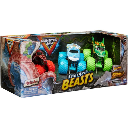 Spinmaster Monster Jam Charged Beasts 3er-Pack