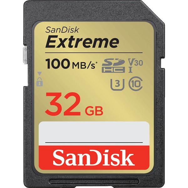 Sandisk Extreme Κάρτα Μνήμης SDHC 32 GB (UHS-I U3, Τάξη 10, V30)