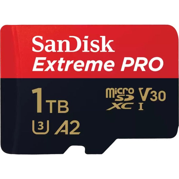 Sandisk Extreme PRO 1 TB microSDXC (UHS-I U3, Class 10, V30, A2)