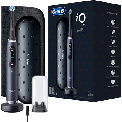 Oral-B iO Series 9 Luxe Edition Electric Toothbrush (Black, Black Onyx)