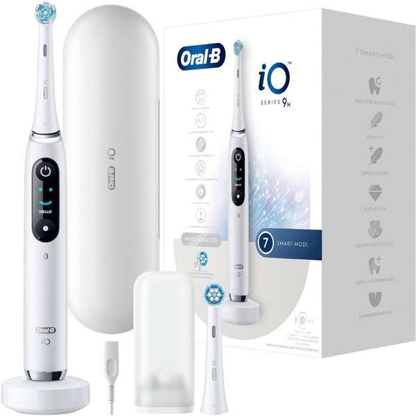 Oral-B iO Series 9N Electric Toothbrush (White Alabaster)