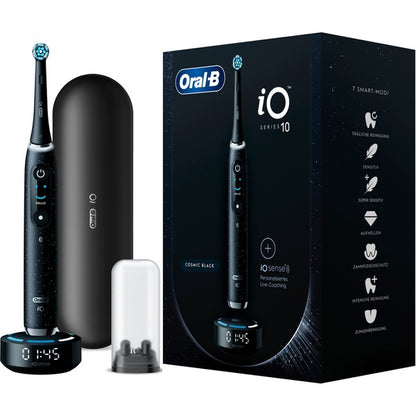 Oral-B iO Series 10 Electric Toothbrush (Black, Cosmic Black)