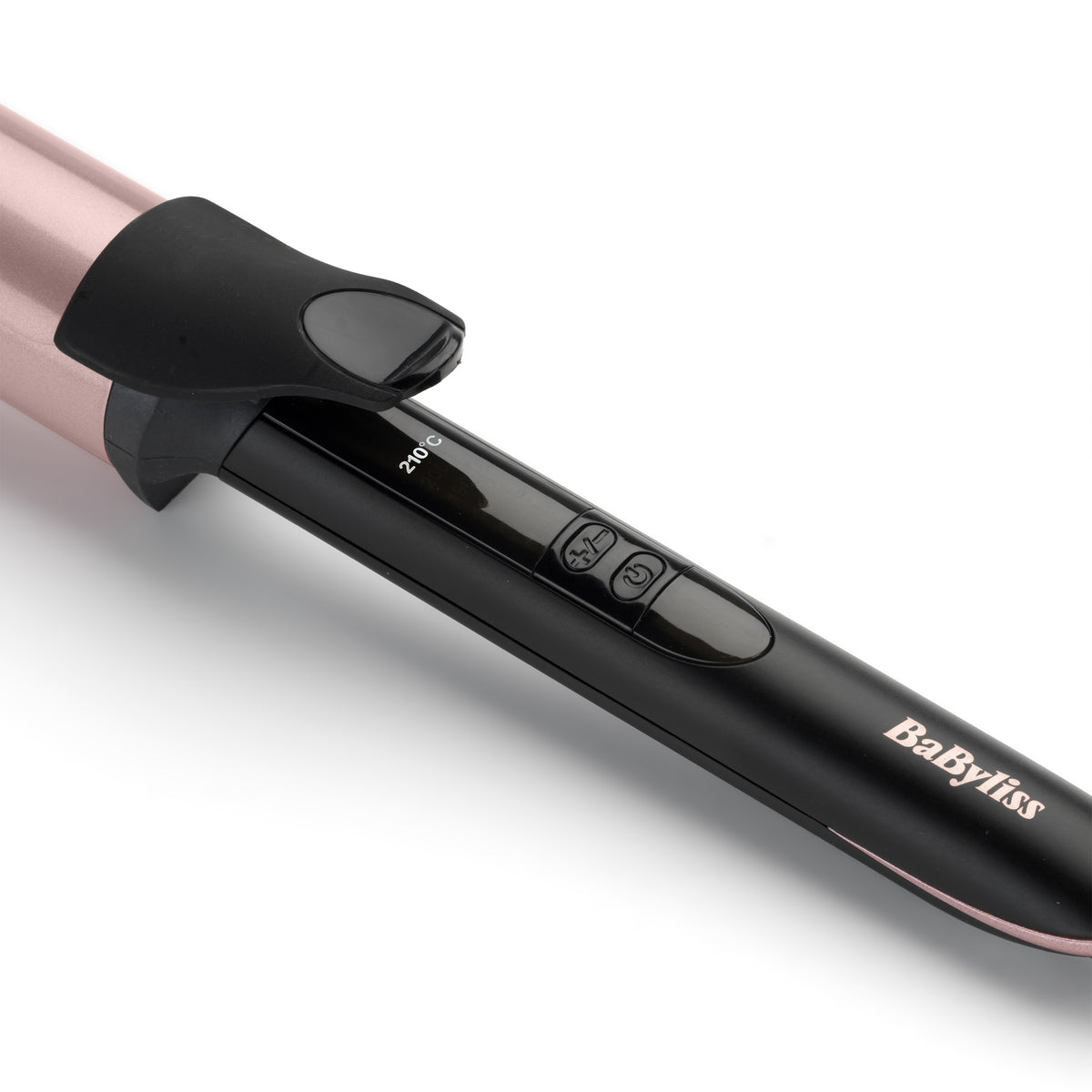 BaByliss C453E 38 mm Curling Tong, Warm Black and Pink, 98.4 inches (2.5 m) Cord