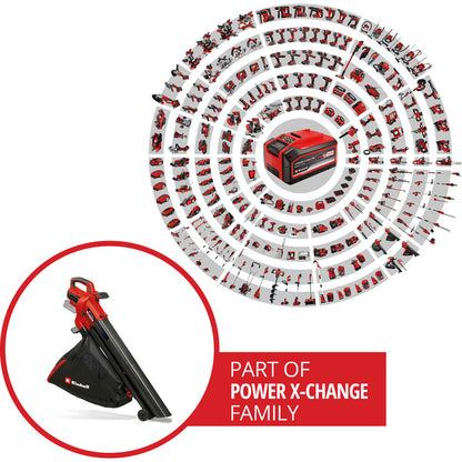 Einhell Power X-Change Akku-Laubsauger VENTURRO 18/210, 18Volt, Laubsauger/Laubbläser (rot/schwarz, ohne Akku und Ladegerät)