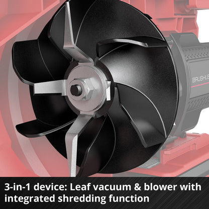 Einhell Power X-Change Akku-Laubsauger VENTURRO 18/210, 18Volt, Laubsauger/Laubbläser (rot/schwarz, ohne Akku und Ladegerät)