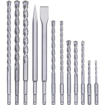 Einhell SDS Plus Chisel and Drill Bit Set, 12 Pieces (Carrying Case)
