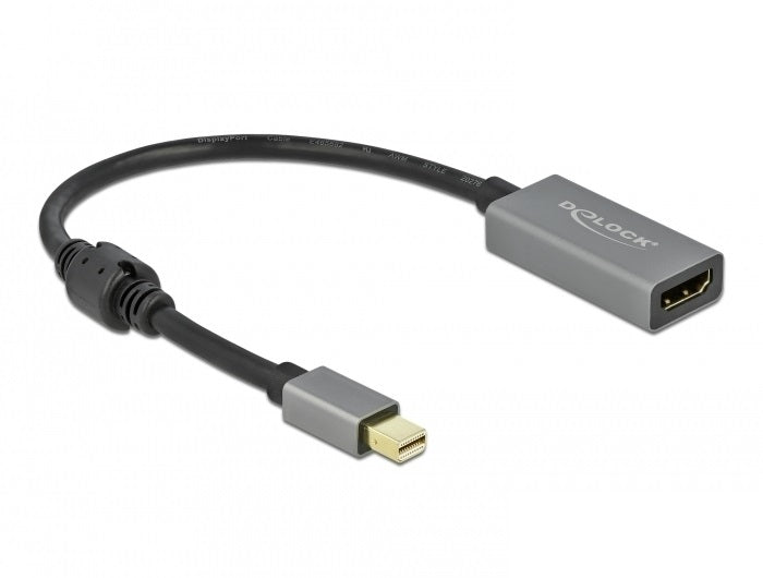 DELOCK Active mini DisplayPort 1.4 to HDMI Adapter 4K 60 Hz