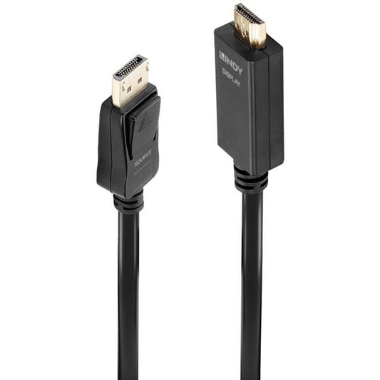Adapterkabel DisplayPort σε HDMI 10,2 Gbit/s (Μαύρο, 2 Μέτρα)