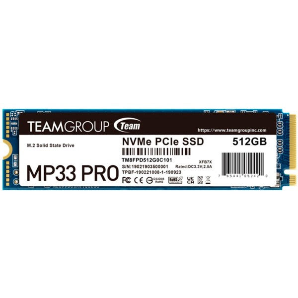 MP33 PRO 512 GB NVMe M.2 SSD