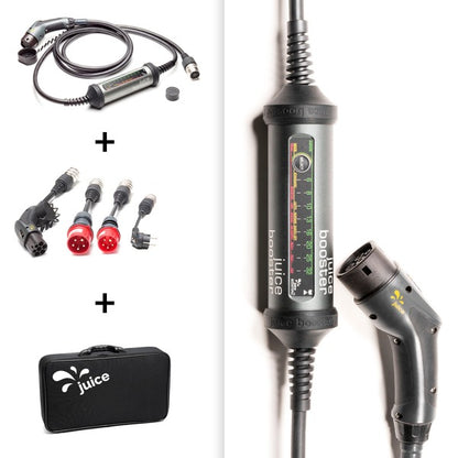 Juice Technology JUICE BOOSTER 2 Traveller Plus EV Set (EU) (anthrazit/schwarz, 1,4 - 22 kW, 3,1 Meter Kabel)