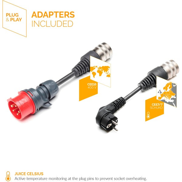 Juice Technology JUICE BOOSTER 3 air Country EU Basic Set (anthrazit/schwarz, 1,4 - 11 kW, 3,1 Meter Kabel)