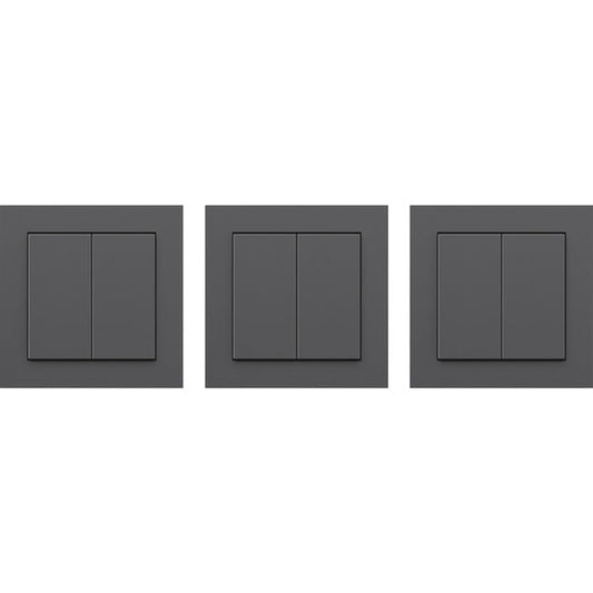 Senic Friends of Hue Smart Switch - Anthrazit (Dreierpack)