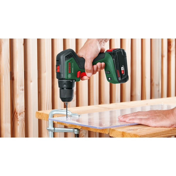 Bosch Powertools Akku-Bohrschrauber UniversalDrill 18V-60 (grün/schwarz, ohne Akku und Ladegerät, POWER FOR ALL ALLIANCE)