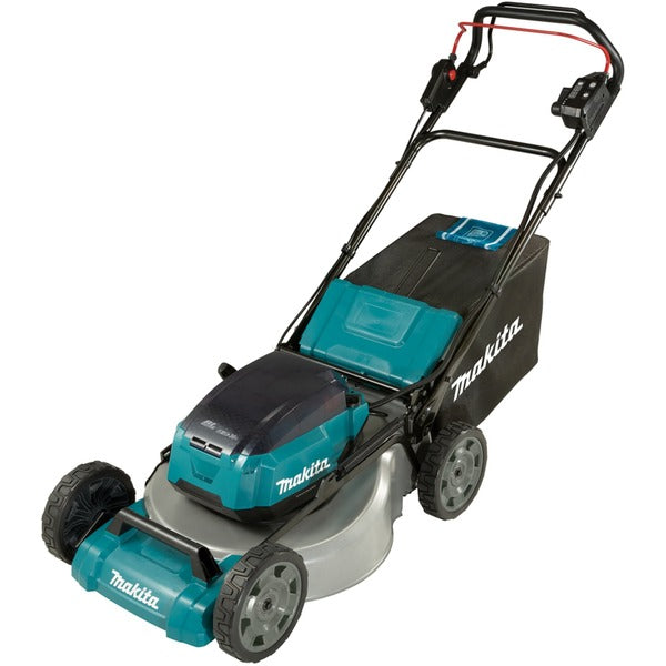 Makita Cordless Lawn Mower DLM536Z, 36 Volt (2x18 Volt) (Blue/Black, Battery and Charger Not Included, With Wheel Drive)