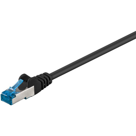 Goobay RJ-45 Patchkabel Cat 6.a S/FTP (PIMF) - Μαύρο, 2 Μέτρα, 500 MHz