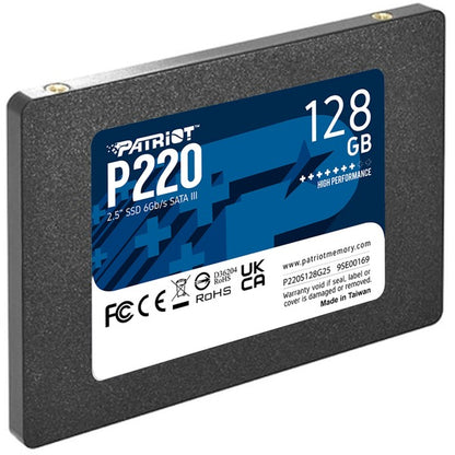 P220 128 GB SSD (Μαύρο, SATA III 6 Gb/s, 2,5")