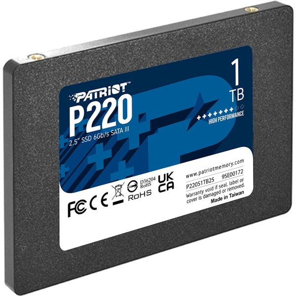 P220 1 TB SSD (Μαύρο, SATA III 6 Gb/s, 2,5'')