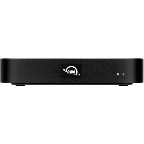 OWC miniStack STX, Thunderbolt 4 (schwarz, Stapelbares Storage-Gehäuse mit Thunderbolt Hub Xpansion)