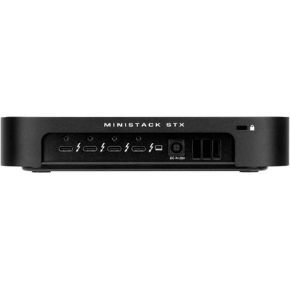 OWC miniStack STX, Thunderbolt 4 (schwarz, Stapelbares Storage-Gehäuse mit Thunderbolt Hub Xpansion)