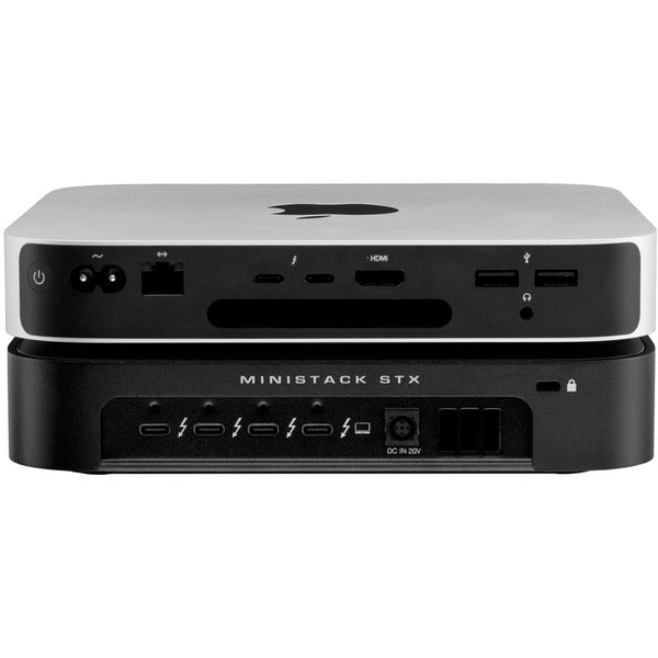 OWC miniStack STX, Thunderbolt 4 (schwarz, Stapelbares Storage-Gehäuse mit Thunderbolt Hub Xpansion)