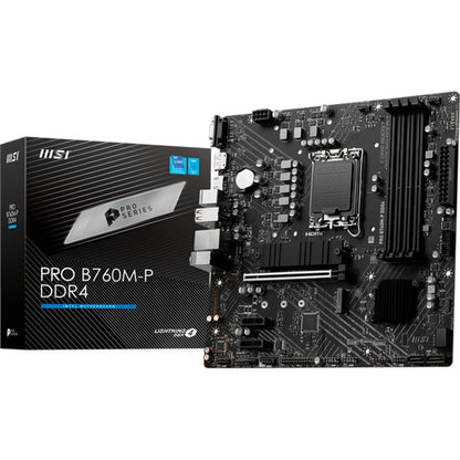 MSI B760M-P DDR4 Motherboard (Black)